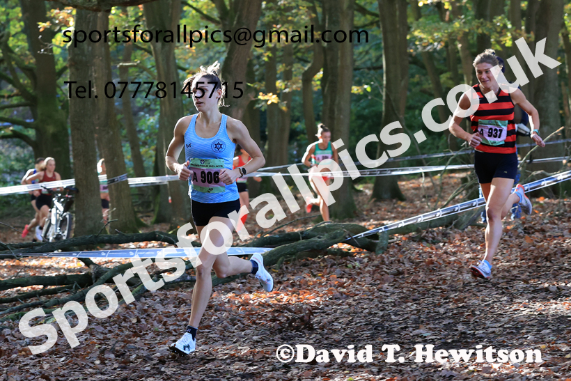 Senior Womens 2025 National Cross Country Relays, Berry Hill Park, Mansfield. Photo: David T. Hewitson/Sports for All Pics